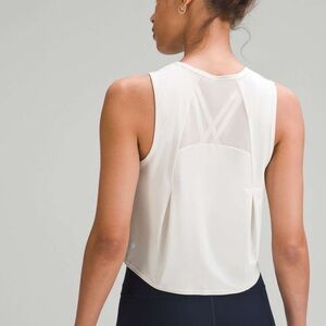 Sz 6 Lululemon Sculpt Cropped Tank Top Pleated